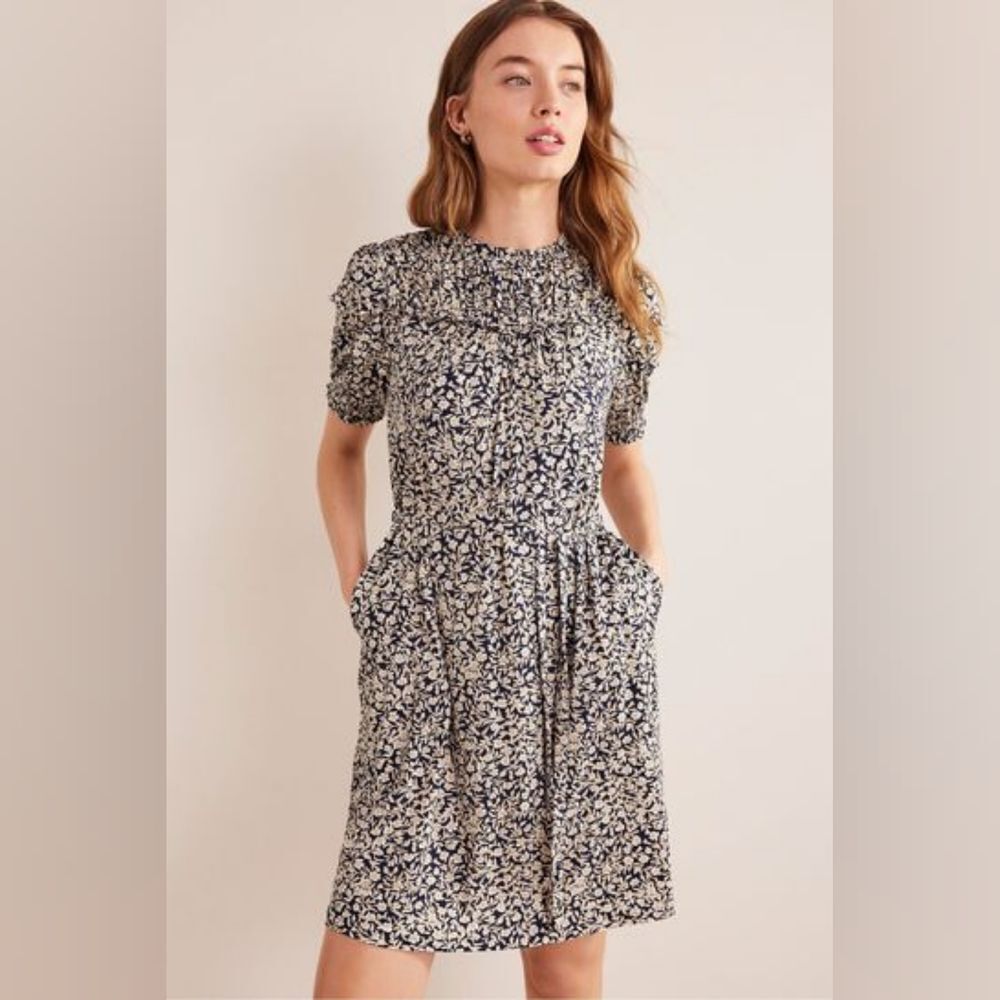 Boden Yoke Detail Jersey Mini Dress Size 20/22R